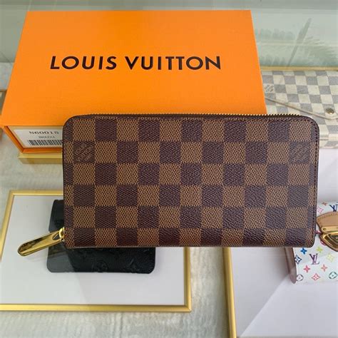 louis vuitton wallet plain brown zipper|louis vuitton wallet women zipper.